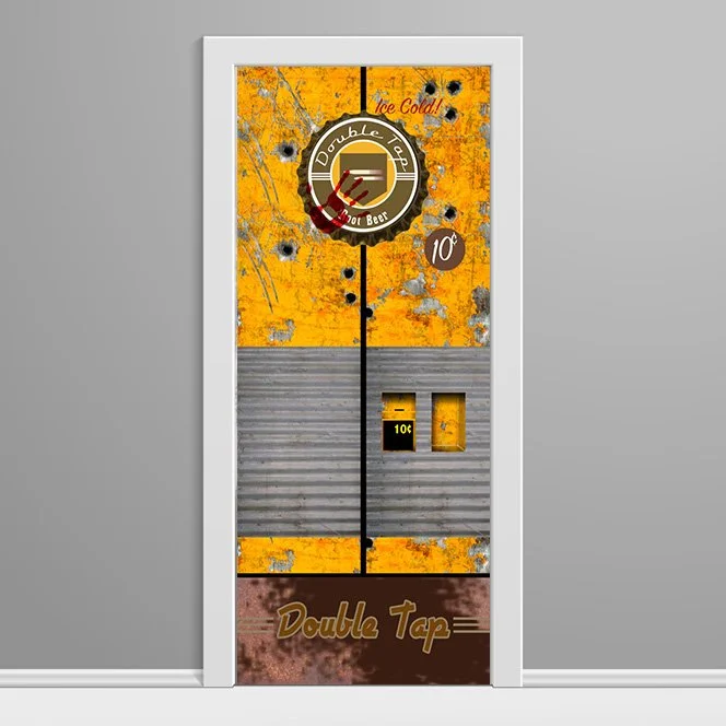 Double Tap Vending Machine Door wrap